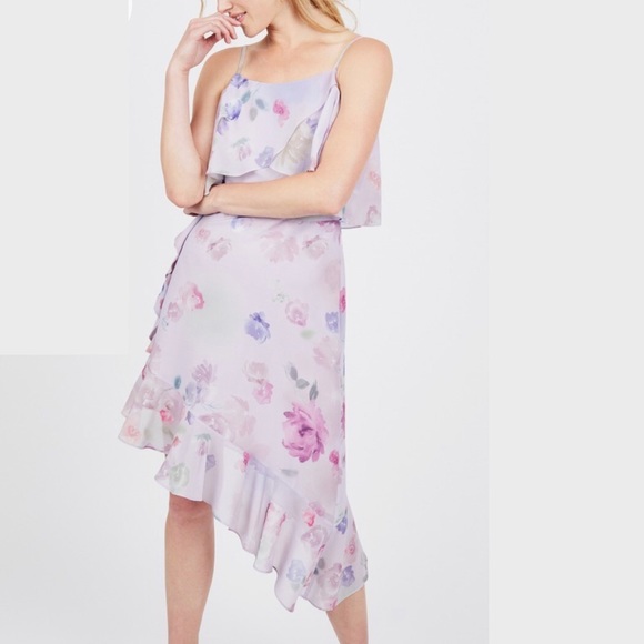 Badgley Mischka Dresses & Skirts - NWOT Badgley Mischka Asymmetrical Ruffle D…